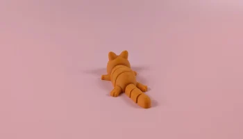 Брелок с шарнирной фигуркой "Кошка"... 3