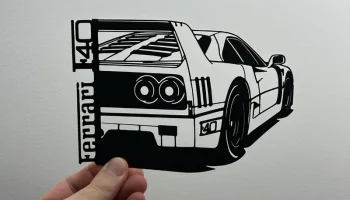 Ferrari F40 - украшение на пару 0