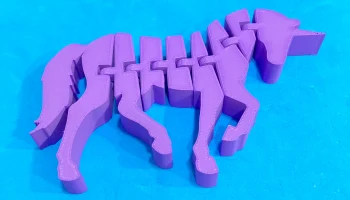 Шарнирный единорог / Unicornio articulado 1