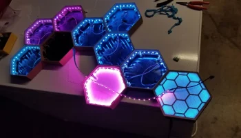 Да, это еще один HexLED - панель NanoLeaf! (с файлом STEP... 3