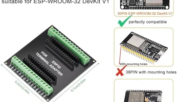Адаптер платы ESP-WROOM-32 Адаптер платы ESP-WROOM-32