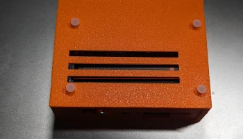Оранжевый чехол для Pi 5 Plus 5