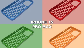 IPhone 15 PRO MAX - Крышка шестиугольного дизайна...... 1