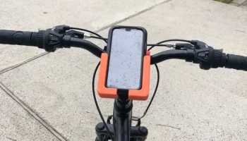 Велосипедное крепление для iPhone (с чехлом Otterbox) 4