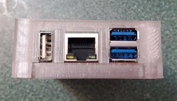 Оранжевый корпус Pi 5 1