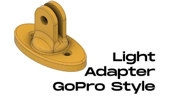 Адаптер для велосипедного фонаря в стиле GoPro......