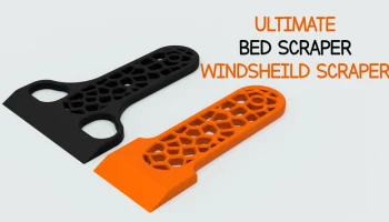 ULIMATE Print Bed Скребок/скребок для лобового стекла... ULIMATE Print Bed Скребок/скребок для лобового стекла...
