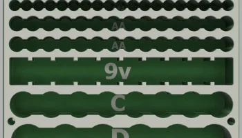 Батарея для хранения (от AAA до D) 6