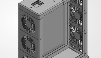 ESP32 Автоматический очиститель воздуха HVAC 16x25 дюймов..