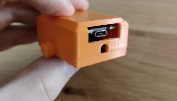 Задняя часть коробки для ESP32 CAM с картой питания Micro..